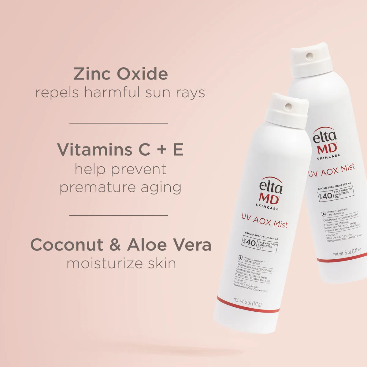 EltaMD UV AOX Mist Broad-Spectrum SPF 40