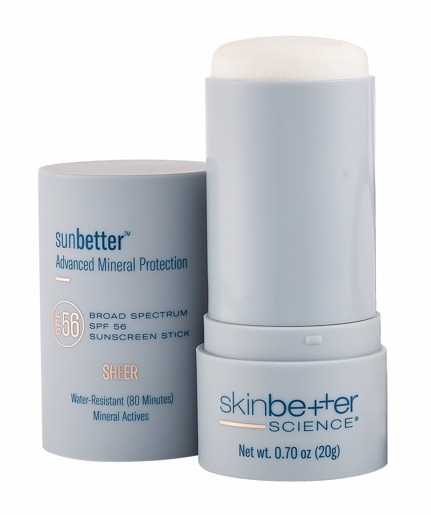 sunbetter SHEER SPF 56 Mineral Sunscreen Stick - Skinbetter Science