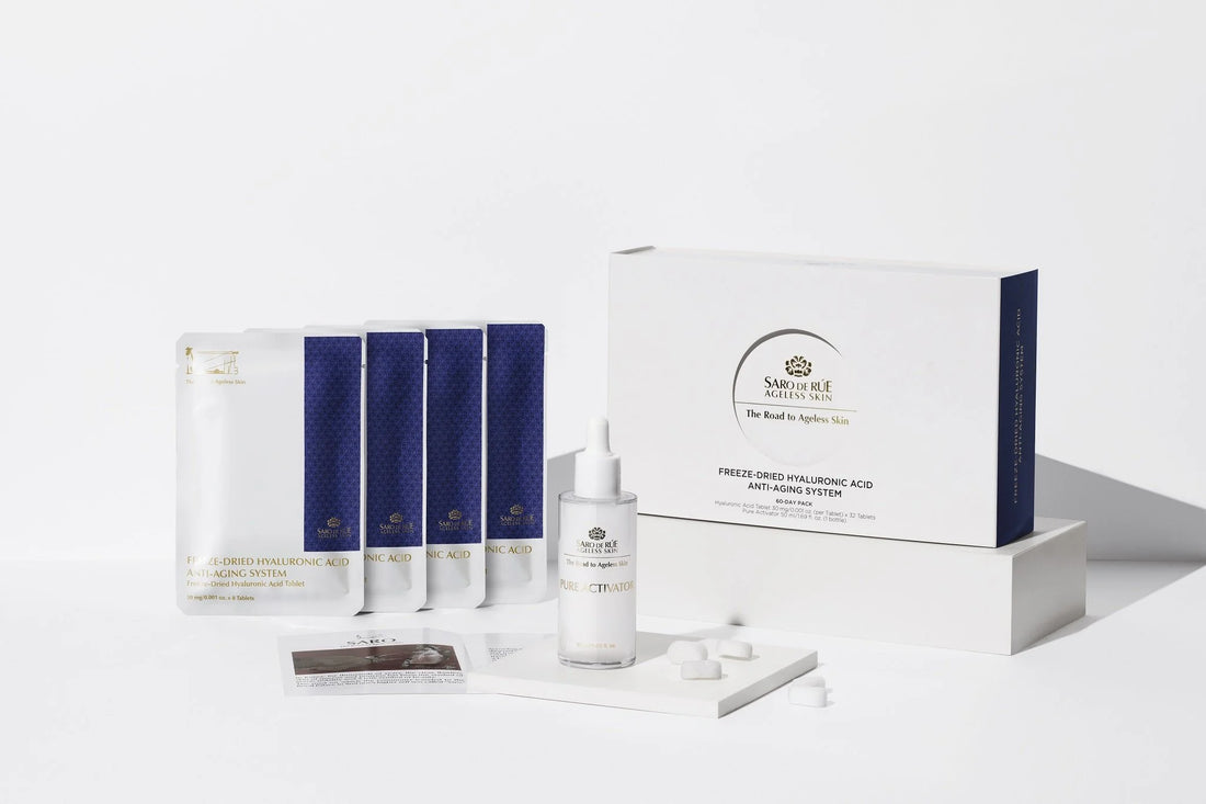 Freeze-Dried Hyaluronic Acid Anti-Aging System